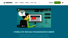 What Mergado.cz website looked like in 2023 (This year)