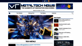 What Metaltechnews.com website looked like in 2023 (This year)