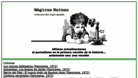What Magicasruinas.com.ar website looked like in 2023 (This year)