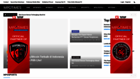 What Mpotimes.id website looked like in 2023 (This year)