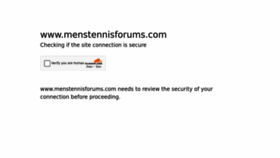 What Menstennisforums.com website looked like in 2023 (This year)