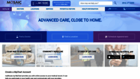 What Mymosaiclifecare.org website looked like in 2023 (This year)
