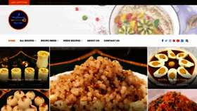 What Madhurasrecipe.com website looked like in 2023 (This year)