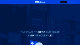 What Mixdrop.co website looked like in 2023 (1 year ago)