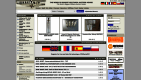 What Militaria321.com website looked like in 2023 (This year)