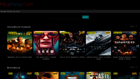 What Mp4filmy.com website looked like in 2023 (This year)