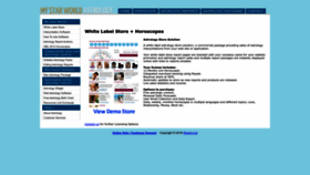 What Mystarworld.com website looked like in 2023 (This year)