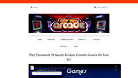 What Maximusarcade.com website looked like in 2023 (This year)