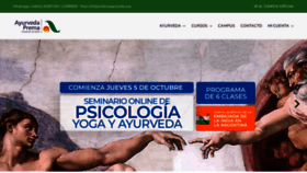 What Medicinaayurveda.org website looked like in 2023 (This year)