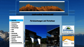 What Mittenwald-andreashof.de website looked like in 2023 (This year)