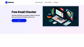 What Mail7.net website looked like in 2023 (This year)
