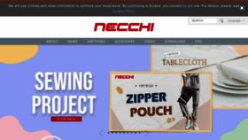 What Mynecchi.com website looked like in 2023 (This year)