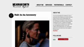 What Meaghansmith.com.au website looked like in 2023 (This year)