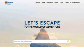What Moustachescapes.com website looked like in 2023 (This year)