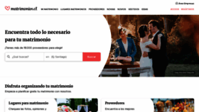 What Matrimonios.cl website looked like in 2023 (1 year ago)