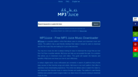 What Mp3juice.rest website looked like in 2023 (This year)