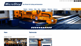 What Microstep-group.com website looked like in 2023 (1 year ago)