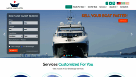 What Mcayachts.com website looked like in 2023 (This year)