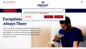What Medivetgroup.com website looked like in 2023 (This year)