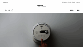 What Moonns.co.kr website looked like in 2023 (1 year ago)