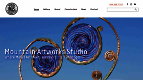 What Mountainartworkswv.com website looked like in 2023 (This year)