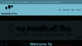 What Mybundleoffun.co.uk website looked like in 2023 (This year)