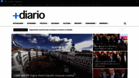 What Masdiario.es website looked like in 2023 (This year)