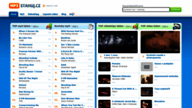 What Mp3stahuj.cz website looked like in 2023 (This year)