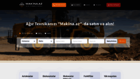What Makina.az website looked like in 2023 (This year)