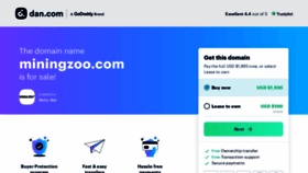 What Miningzoo.com website looked like in 2023 (This year)
