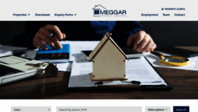What Meggar.co.za website looked like in 2023 (This year)