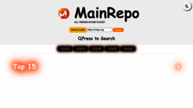 What Mrepo.org website looked like in 2023 (This year)