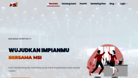 What Mymsi.co.id website looked like in 2023 (This year)