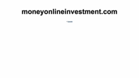 What Moneyonlineinvestment.com website looked like in 2023 (This year)
