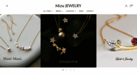 What Mizu-jewelry.com website looked like in 2023 (This year)