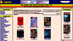 What Magazinepricesearch.com website looked like in 2023 (This year)