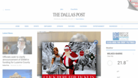 What Mydallaspost.com website looked like in 2023 (This year)