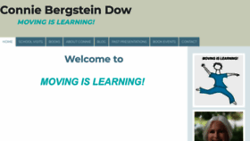 What Movingislearning.com website looked like in 2023 (This year)