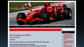 What Mitorosso.com website looked like in 2023 (This year)