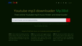What Mp3.bid website looked like in 2023 (This year)