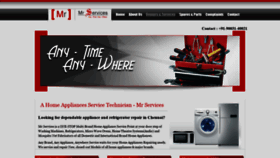 What Mr-services.net website looked like in 2023 (This year)