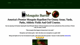 What Mosquitobarrier.com website looked like in 2023 (This year)