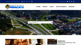 What Miracatu.sp.gov.br website looked like in 2023 (This year)