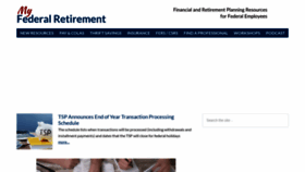 What Myfederalretirement.com website looked like in 2023 (This year)