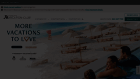What Marriottvacationclub.com website looked like in 2023 (This year)