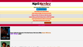 What Mp4moviez.bz website looked like in 2023 (This year)