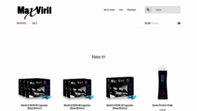 What Maxviril-australia.com website looked like in 2023 (This year)