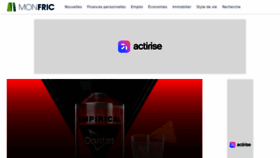 What Monfric.ca website looked like in 2023 (1 year ago)