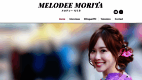 What Melodeemorita.com website looked like in 2023 (This year)