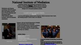 What Mediatedisputes.com website looked like in 2023 (This year)